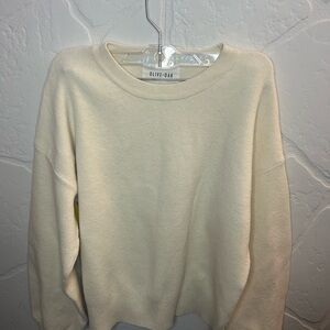 Olive & Oak Classic Cream Crew Neck Sweater